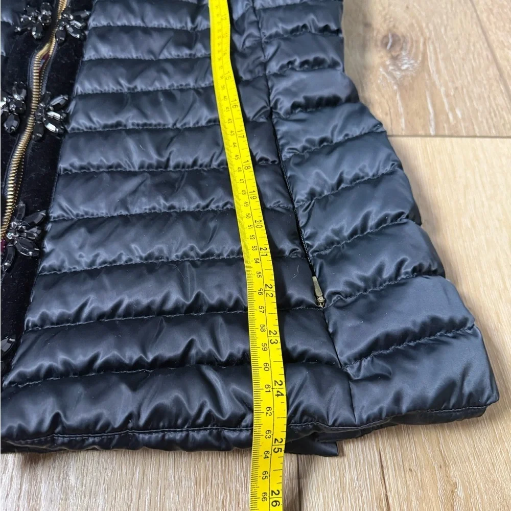 Lilly Pulitzer Black Quilted Women's Vest Gemstones Size Medium